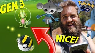 GEN 3 CATCH SPREE! (MORE GENERATION 3 POKEMON) - POKEMON GO