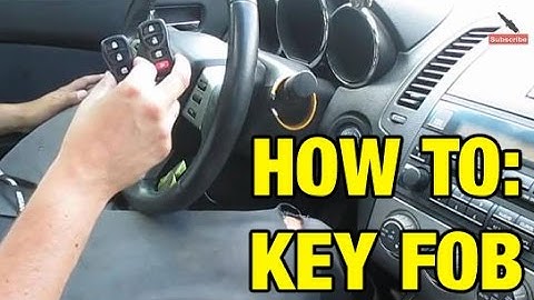 Reprogramming Nissan/Infiniti Remote Control Fob - How To