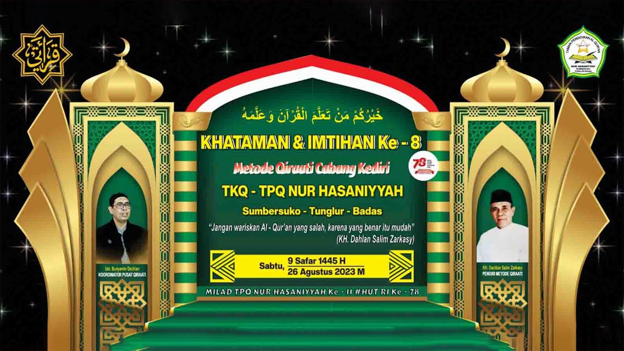 KHATAMAN & IMTIHAN Ke-8 || TKQ-TPQ NUR HASANIYYAH