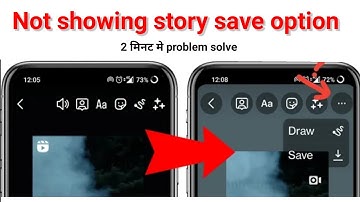 FIX Instagram Story Dot option option Not Showing | fix instagram story save option not showing 2022