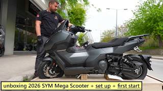 Unboxing new 2026 SYM TTLBT 508 + full set up + first ride