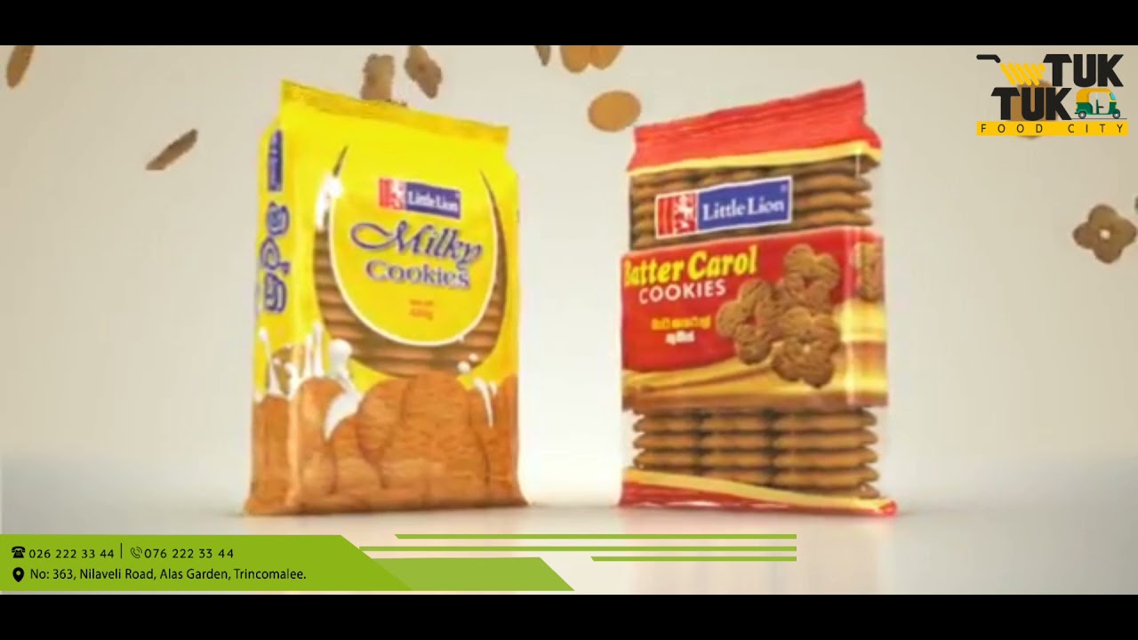 All range & type of Little Lion biscuit products  |  TUK TUK Food City