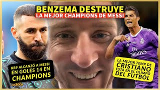 🔥 BENZEMA DESTRUYE la MEJOR Champions de MESSI con 14 GOLES ⚽ La de CRISTIANO esta MUY por ENCIMA 🚀