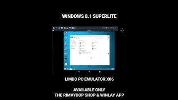 Windows 8.1 Superlite on Limbo X86 #limbopcemulator #windows #android #shorts