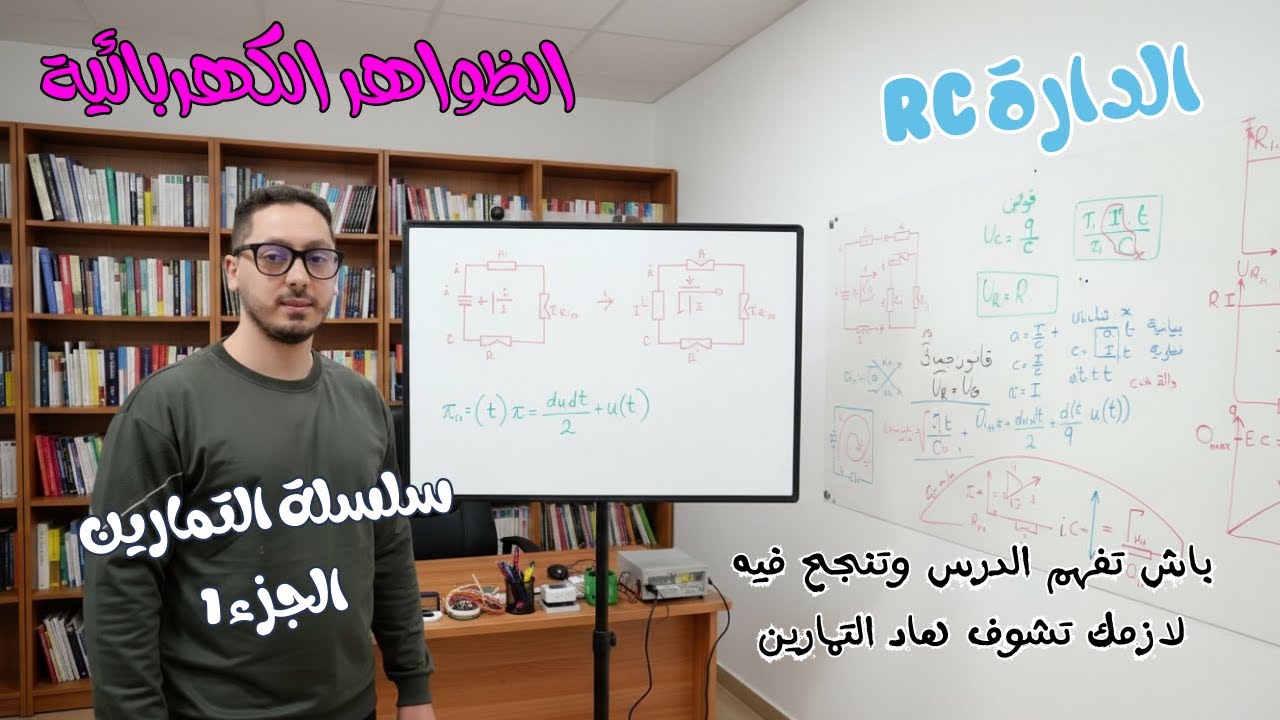 تمرينين ناريين في الدارة RC 🔌 الحل النموذجي بخطوات منظمة + نصائح ذهبية | أسرار الفهم للباكالوريا
