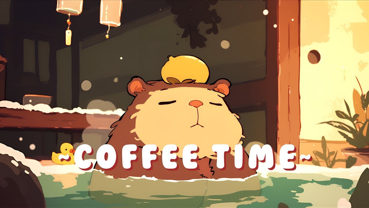 [Full Hour] Capybara Study Beats - Ambient Study Beats Mix ~ Relaxing Vibes ~ 📚 🎵 | High Quality