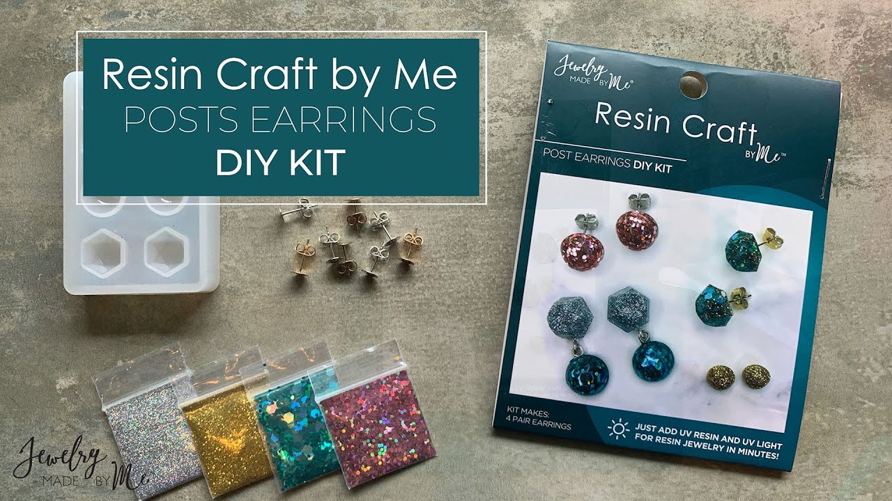 Post Earrings UV Resin DIY Kit – Jewelry Made by Me