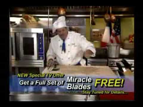Miracle Blade World Class Knives TV Infomercial: Part 2-Chef Tony