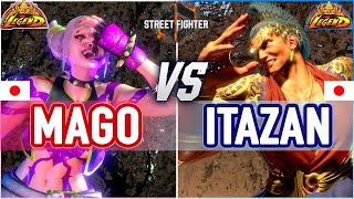 SF6 🔥 Mago (Juri) vs Itazan (Marisa) 🔥 SF6 High Level Gameplay