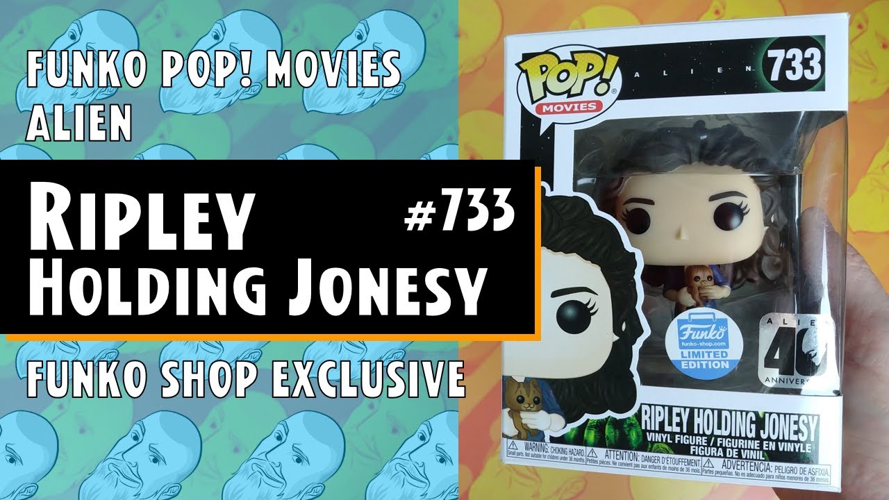 Funko Pop Alien - Ripley Holding Jonesy 