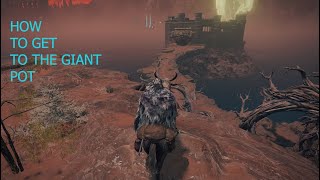 How to get to the castle with giant pot in elden ring screenshot 2