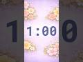 1 Minute Calm Music Timer #focustimer