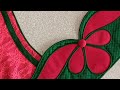Diwali special new blouse design cutting and stitching|patch work blouse design#dharafashion