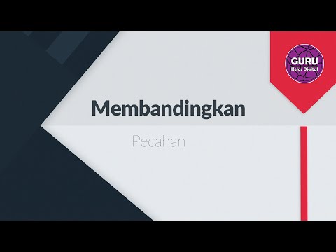 Cara Membandingkan Pecahan