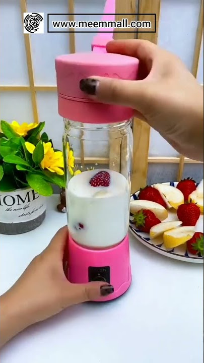 Electric Blender Mini Portable Personal Size Juicer Cup USB Rechargeable