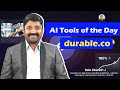 AI Tools of the Day – Durable.co | Create a Website in 30 Seconds with AI | Bala Bharath J