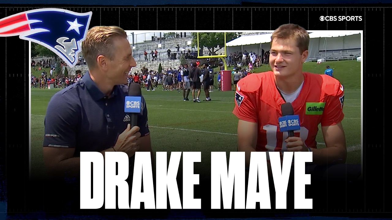 Drake Maye talks offense under Josh McDaniels, addition of A.J. Brown