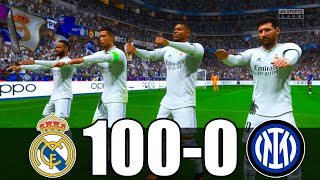 FIFA 23 | RONALDO, MESSI, MBAPPE, NEYMAR, ALL STARS | REAL MADRID 100 - 0 INTER | UCL FINAL