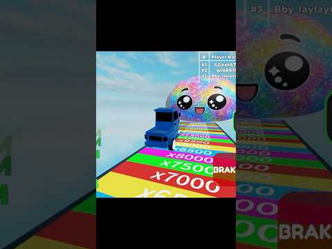 😱 Roblox MEGA RAMP FOR SLIME! Can I Reach the End? 🚀 #shorts