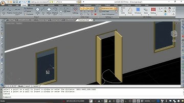 How to draw Single awning window in ActCAD 3D