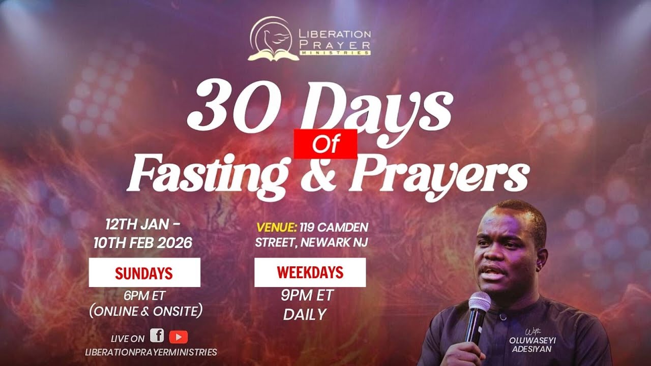 LIBERATION PRAYER MIN || 30 DAYS OF FASTING AND PRAYER || DAY 21 || MIN SEYI ADESIYAN