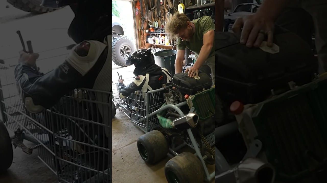 World’s Fastest Shopping Kart Test Drive!