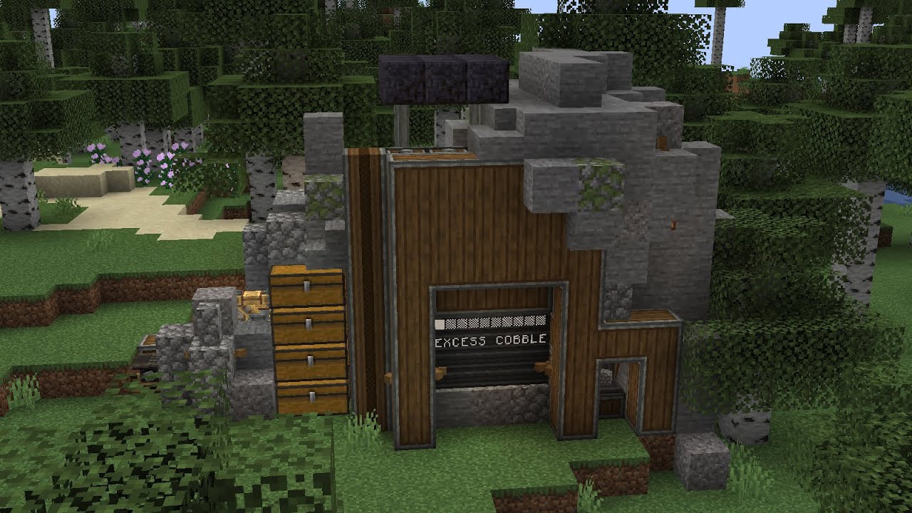 One Chunk Stone Brick (& Accessories) Factory in Create | Minecraft ...