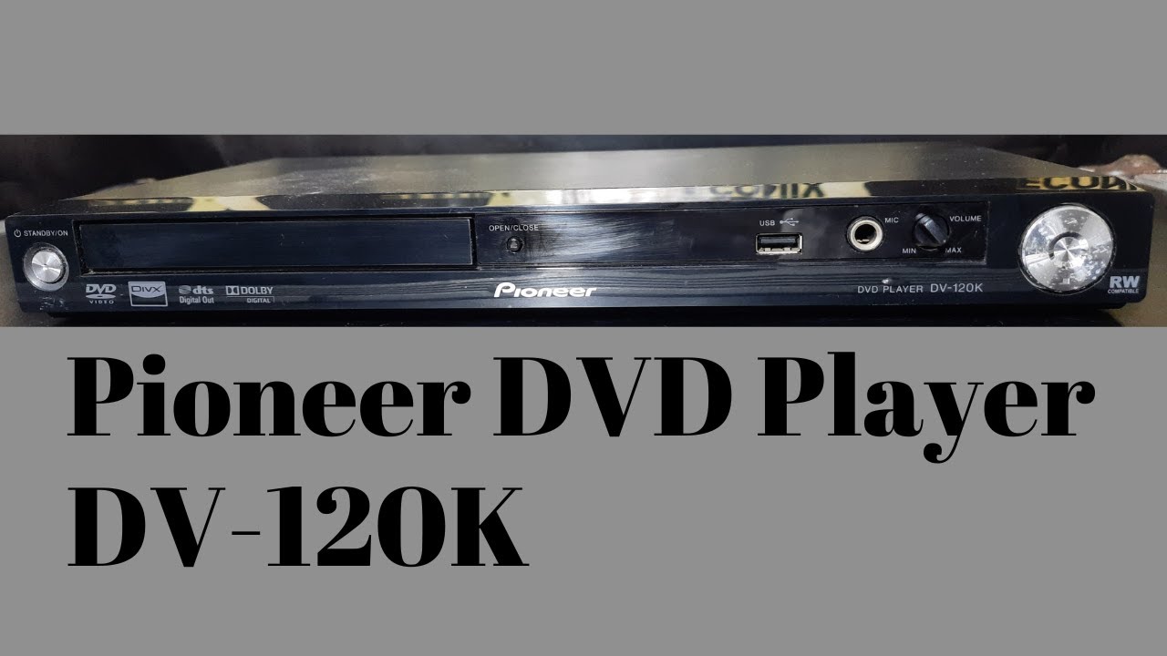 【中古】「非常に良い」Pioneer DVDプレーヤー DＶ-120K-K Pioneer DVD Player DV-120K How To Use Price And Connection IN
