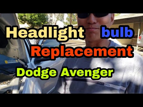 Headlight bulb replacement 08 Dodge Avenger - Sailor Family