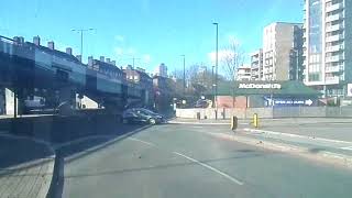 Refurbished Enviro 200 Ex First London Tower Transit Dmv44255 Yx12Ahj On The Route 488