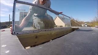 Home Made Double Glazed DIY skylight installation part 2