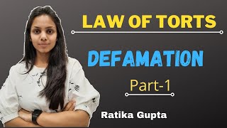 Defamation (Part-1) Law of Torts