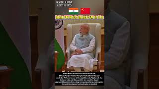 Indian Prime Minister Met With Chinas Foreign Wang Yi In New Delhi.