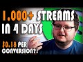 FIRST SONG - 1,000 Spotify Streams In 4 Days | Facebook Ads for Music