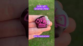 30% off enamel pins on my Etsy #jinx #arcane # leagueoflegends #enamelpins