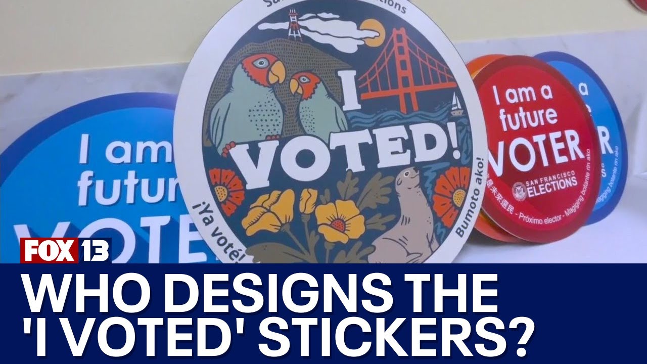 Who designs the 'I Voted' stickers? | FOX 13 Seattle