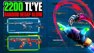 2.200 TL'YE E-POSTA GARANTİLİ VALORANT RANDOM HESAP ALDIMM!! - RANDOM HESAP GÜVENİLİR Mİ?