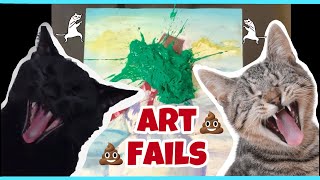 Art fails 🥲 when mom is not giving attention😼#art #funny #fails