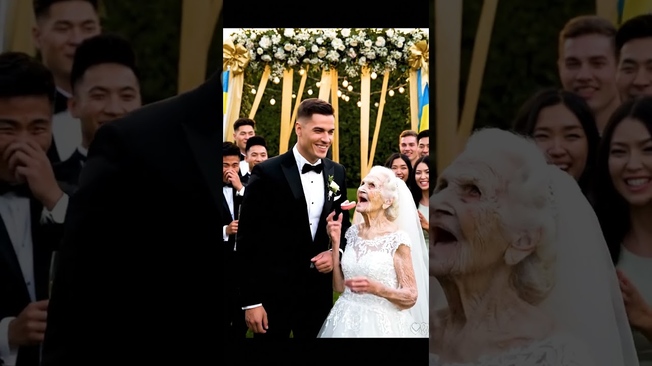 💍😂 Голливудский поцелуй с бонусом: челюсть любви!👵🤵🔥