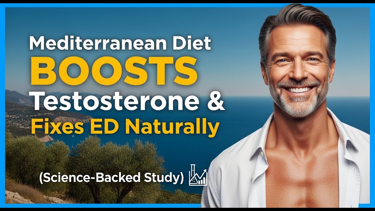 Mediterranean Diet Boosts Testosterone & Fixes ED Naturally (Science-Backed Study)