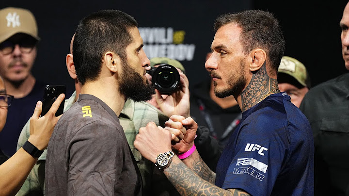 Encaradas da Pesagem | UFC 311: Makhachev x Moicano