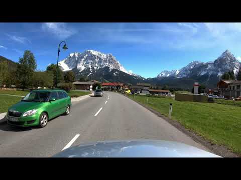 Driving in Austria 4K ( Lermoos -  Ehrwald )