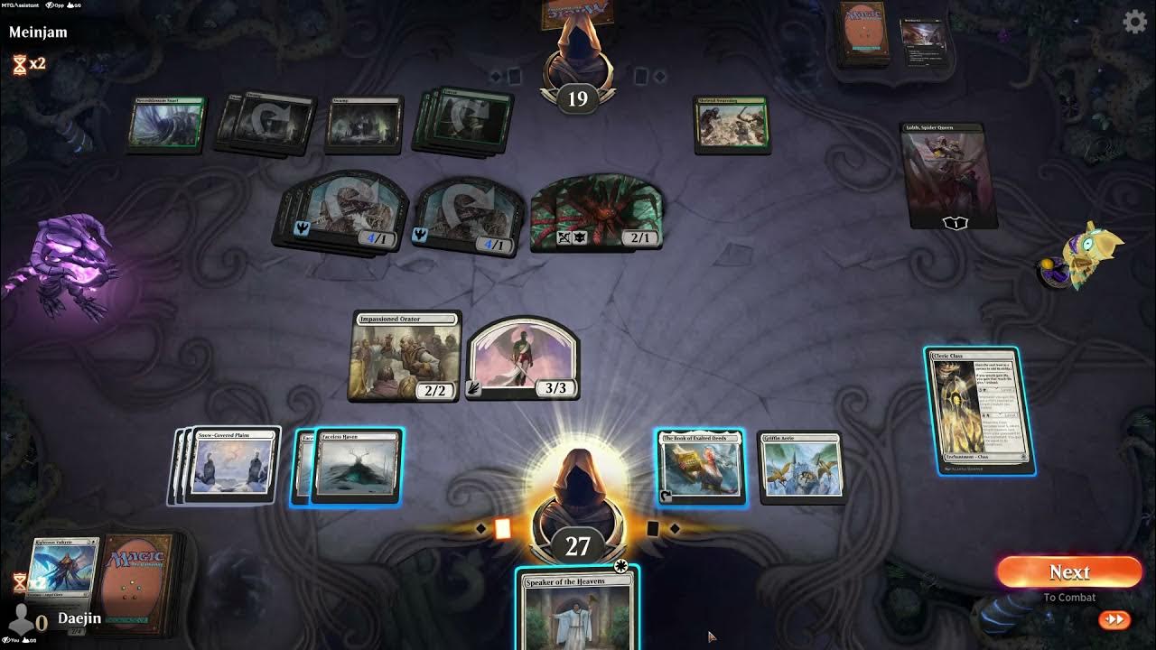 Mtg arena book of exalted deeds combo highlight youtube
