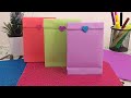 Bolsas de papel para regalo fáciles de hacer / manualidades fáciles /gift paper bag