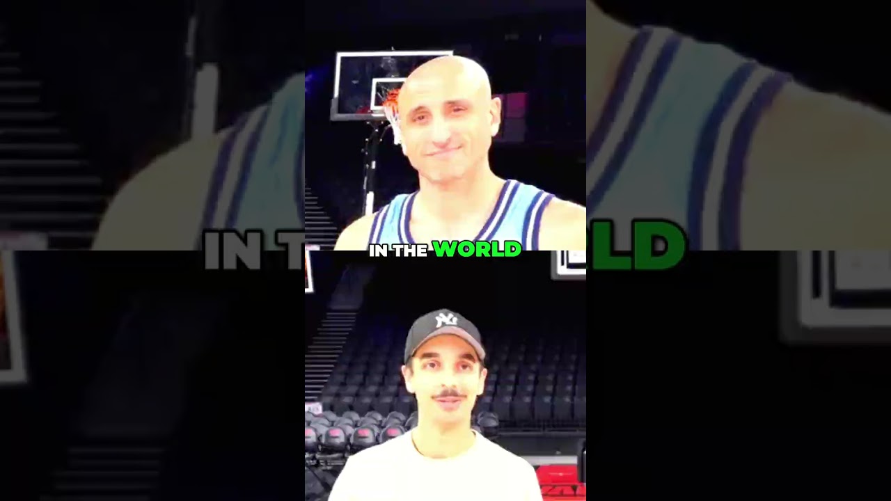 Robot Scores! Manu Ginobili vs. Razor Hoop Basketball Challenge! 