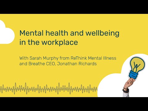 Mental health and wellbeing in the workplace webinar