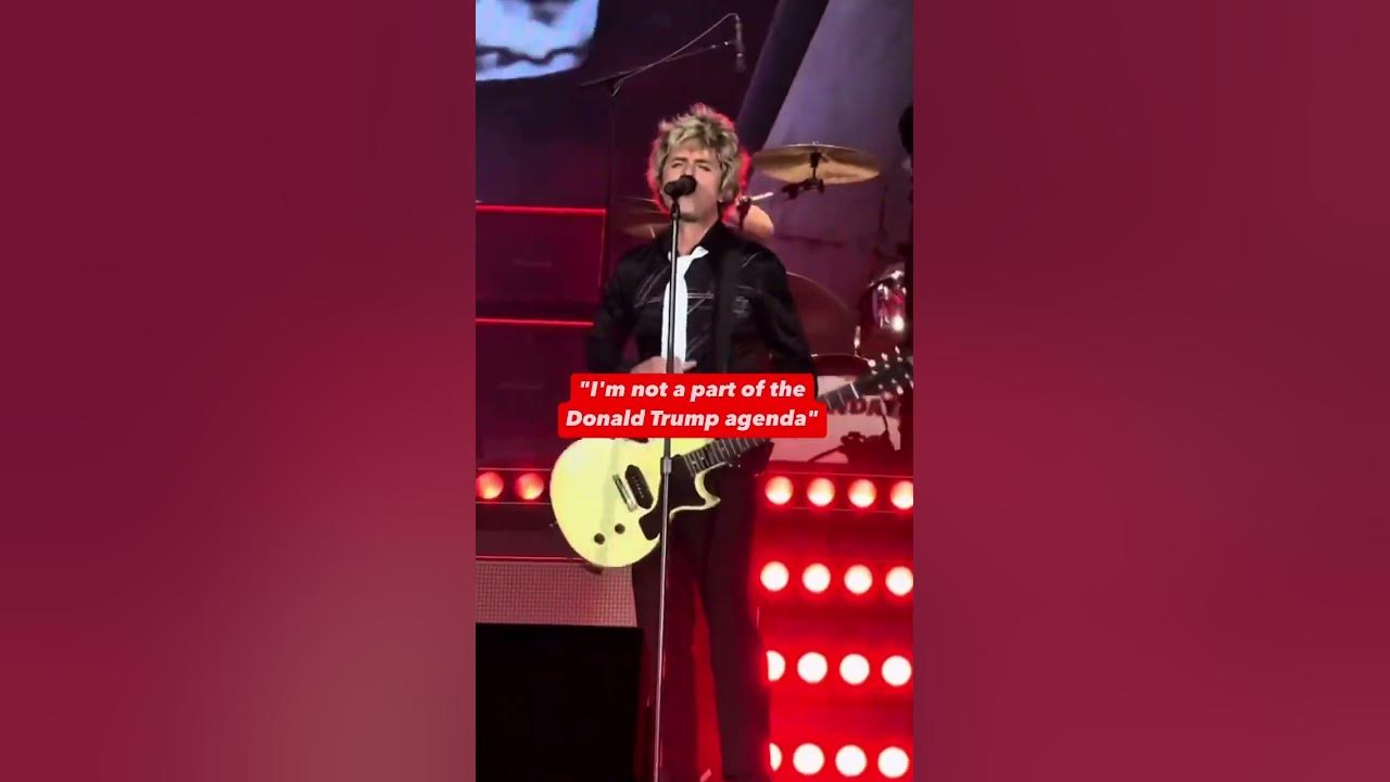 Billie Joe Armstrong calls out Donald Trump