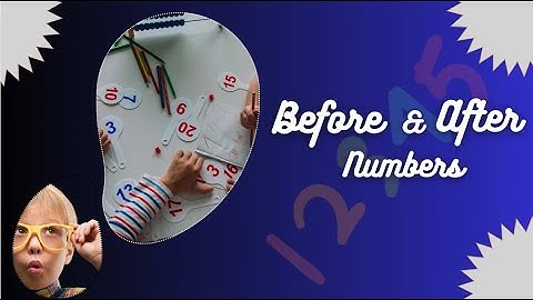 Learn Before and After Numbers for Kids | Fun Math Activities for Kindergarten & Preschool