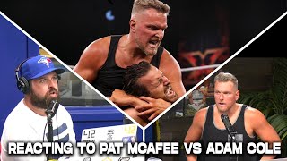Reacting To Pat McAfee's INSANE WWE Debut vs Adam Cole At NXT Takeover