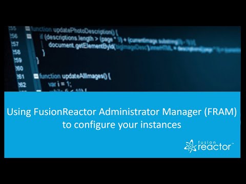 How to install instances via FusionReactor Administration Manager (FRAM)